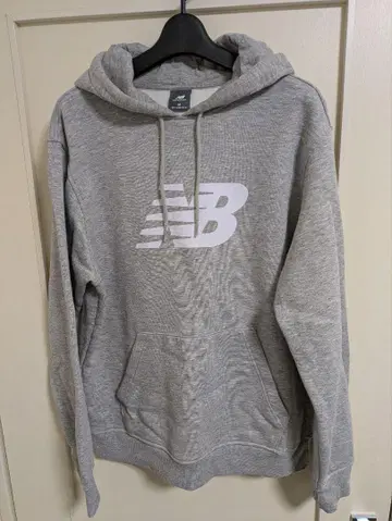 새상품급 new balance 뉴발란스 그레이 후드티