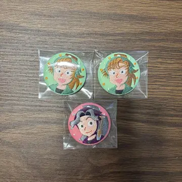[ 닌타마 란타로 ] 자수 캔뱃지 젠포지 잇사쿠 아야베 키하치로