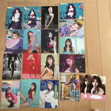 TWICE 사나 랜던 카드 세트