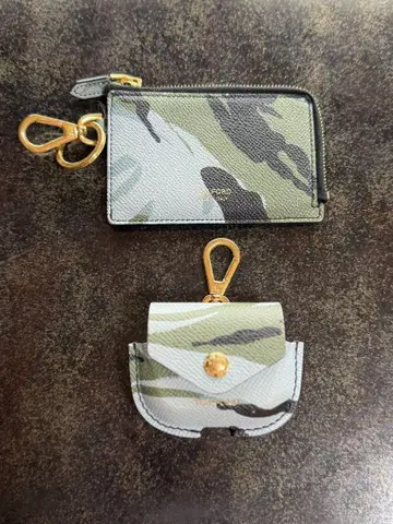 톰포드 카모 패턴 코인 케이스 Airpods 케이스 세트