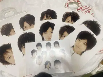 Hey! Say! JUMP 얼굴 사진 플레이트 세트