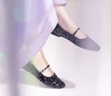 CELFORD 셀포드 스파클 플랫슈즈 BLK 36