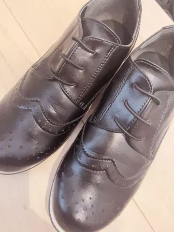 어린이용 가죽 신발 24cm