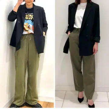 새상품 유니클로 블랙 더블 자켓 M 6,990엔