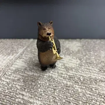 [ 애니멀 재즈 ] 트럼펫을 부는 곰 아사쿠마 토시오 가챠가챠 캡슐 토이