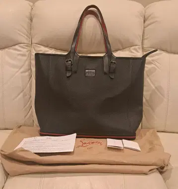 Christian Louboutin 가죽 토트백 카바이커 블랙
