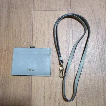 FURLA 카드 케이스 그레이