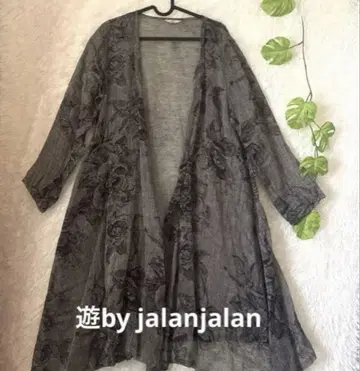 jalanjalan 유 by 자라 시스루 꽃무늬 린넨