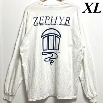 JEFF HO ZEPHYR 롱T 화이트 긴팔 티셔츠 롱 슬리브