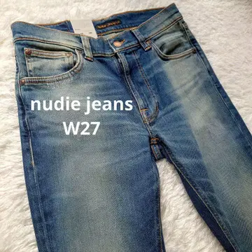 새상품 nudie jeans W27L32 LEAN DEAN REPAIRS