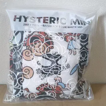 새상품 HYSTERIC MINI 2WAY TOTE WHITE ver.