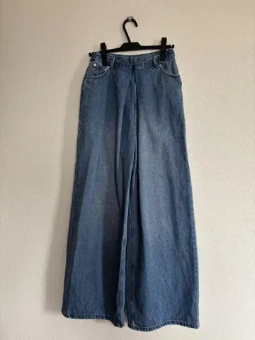 kastane 카스타네 데님 턱 와이드 팬츠