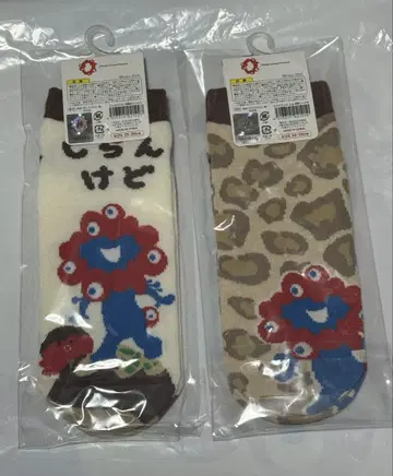 먀쿠먀쿠 양말 레오파드 무늬 오사카 사투리 세트