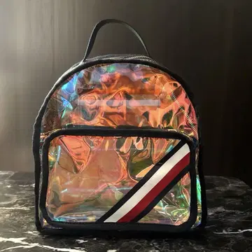 [ TOMMY HILFIGER ] 타미힐피거 투명 백팩