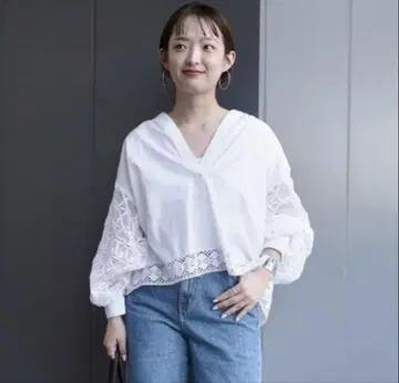 SARAMALLIKA 사라말리카 레이스 블라우스 SLOBE IENA