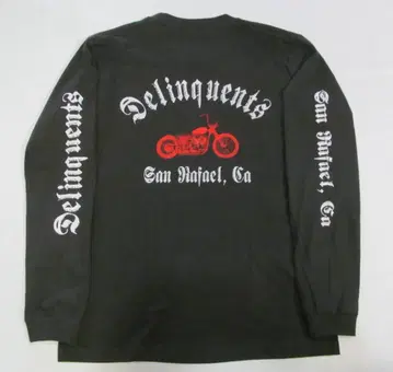 핫 로드 범죄자 긴팔 티셔츠 새상품 M 사이즈 바이커 아웃로