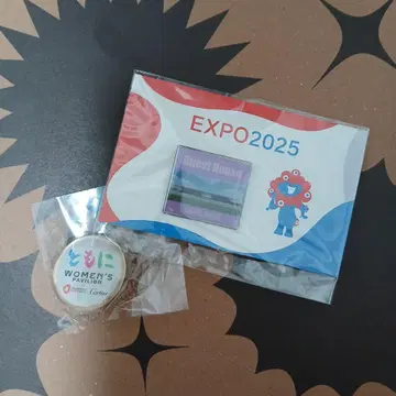 EXPO 2025 여성관 영빈관 핀 배지