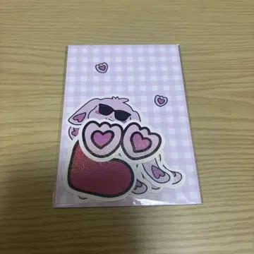 후쿠모토 타카하루 FC 한정판 굿즈 삐용체 스티커