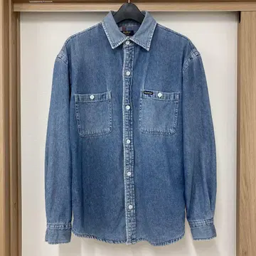 OSHKOSH 오슈코슈 데님 셔츠 워크 셔츠 인디고 블루