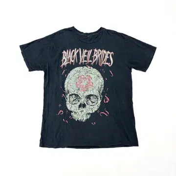 BLACK VEIL BRIDES 밴딩 T셔츠 블랙 계열 사이즈 XL