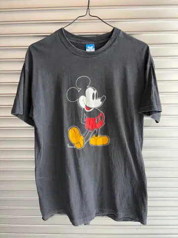 빈티지 80s Disney 미키마우스 파랑 택 구제 의류 90s