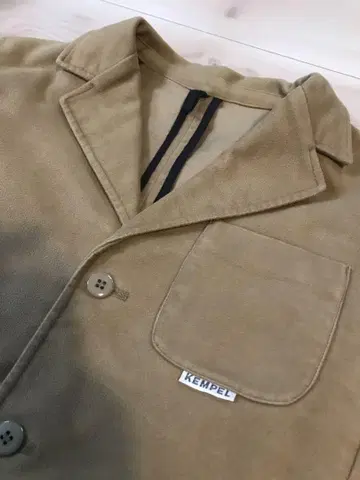 KEMPEL x BALANCE+HARMONY 콜라보 워크 자켓 몰스킨