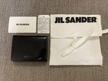JIL SANDER 블랙 3단 폴더형 지갑