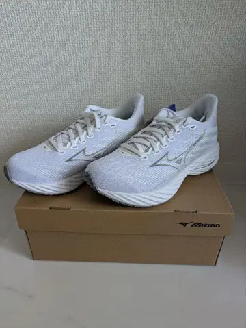 미즈노 웨이브 라이더 화이트 러닝화
