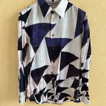 [ 완판템 ] Paul Smith 기하학 패턴 긴팔 셔츠 L