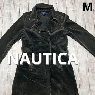 노티카 자켓 아우터 코듀로이 코트 블랙 심플 M