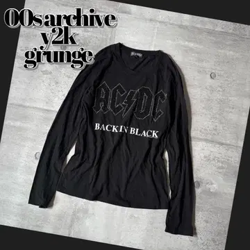 00s JACKROSE x AC/DC long sleeve tee y2k