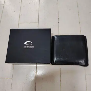 CORBO. 접이식 지갑 블랙