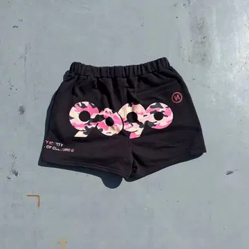 택 포함 새상품 9090 90 Logo Micro Shorts 블랙 핑크