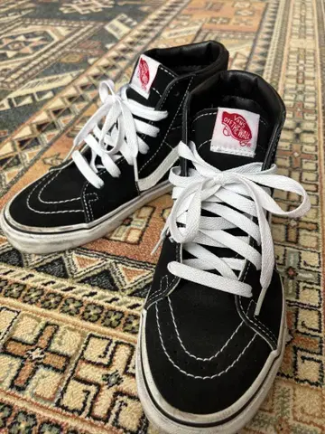 Vans 하이컷 스니커즈 블랙