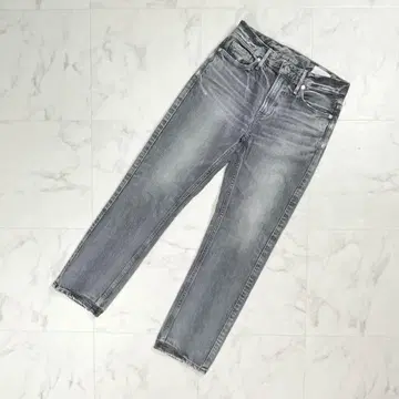 어퍼 하이츠 스트레이트 데님 팬츠 그레이 블랙 데님 21*YC192