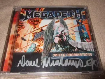 MEGADETH, 새상품, 메가데스, 슬래시 메탈, 친필 사인 포함