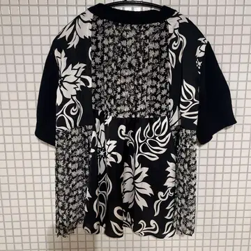 [ 미사용품 ] sacai 사카이 24SS 도킹 니트 사이즈 2 블랙