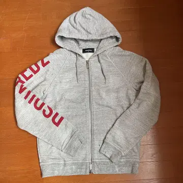 DSQUARED2 그레이 풀 집업 후드티 S