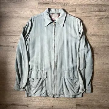 McGREGOR 40s 50s 개버딘 자켓 스카이블루
