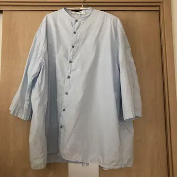 veritecoeur vc 2298 개더 블라우스 blue 스카이블루