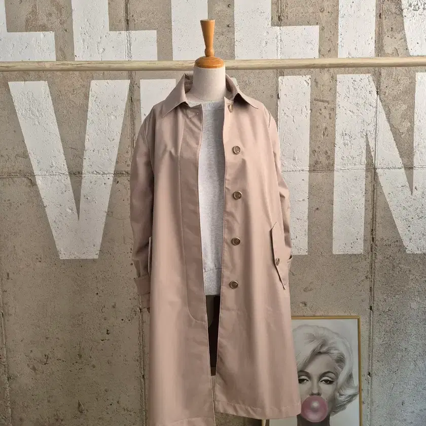 Jean-Michel Basquiat Trench Windbreaker Coat #트렌치바람막이,#장