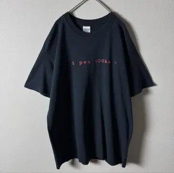90s I pwn noobs 페이드 GILDAN L 네이비