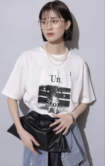 Arpege story 펄& 사진T셔츠