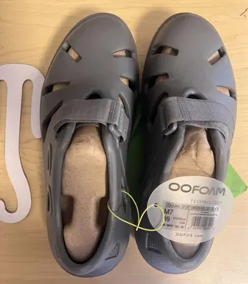 OOFOS(우포스) 스포츠 샌들 OOcandOO 남성용 그레이 914s