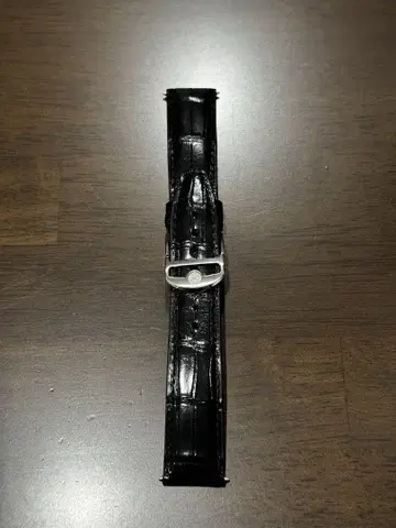 IWC 포르투기저 제크로노그래프용 가죽 벨트와 D 버클
