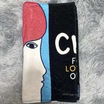 크리프하이프 얼굴과 얼굴과 얼굴과 얼굴 타월 (블랙)