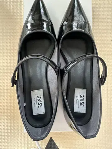 르 탈론 GRISE 포인트 멜리 제인 펌프스 23cm