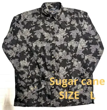 Sugar Cane 당사자 긴팔 셔츠 L 사이즈 동양 엔터프라이즈