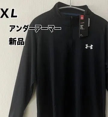 [ 새상품 ] 언더아머 긴팔 히트기어 블랙 저지 XL