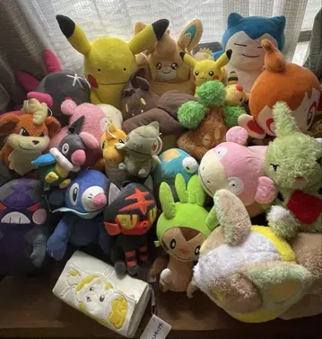 포켓몬 봉제 인형 22개 + 티슈 케이스 1개 묶음 판매